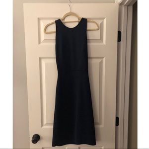 Navy form fitting dress